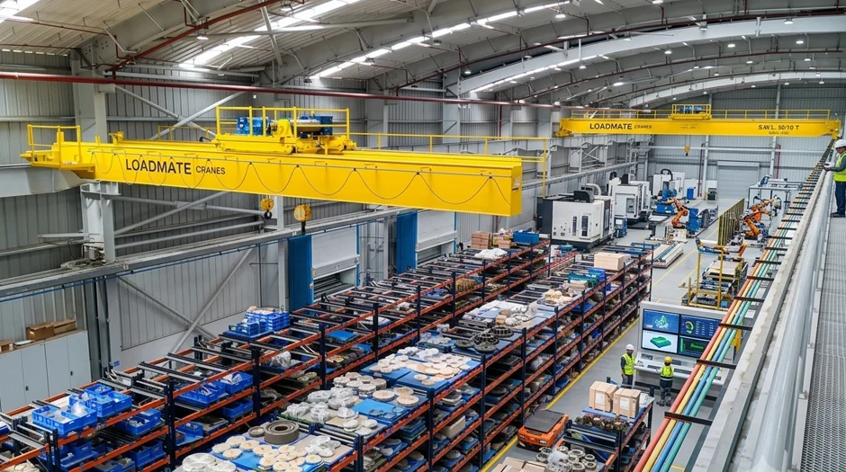 Industrial overhead crane system